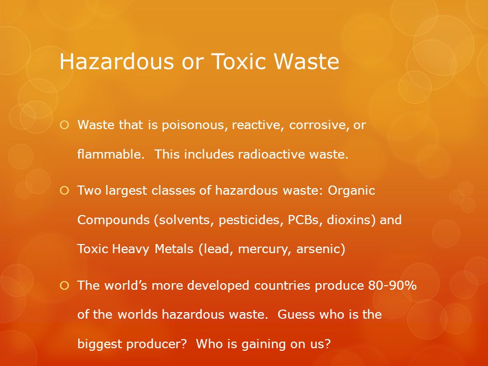 What is Toxic Waste?  Hazardous Waste Q&A From MLI