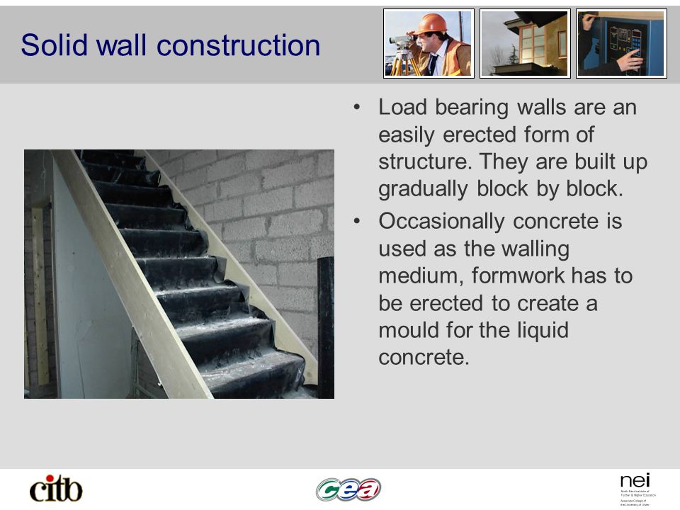 Solid wall construction