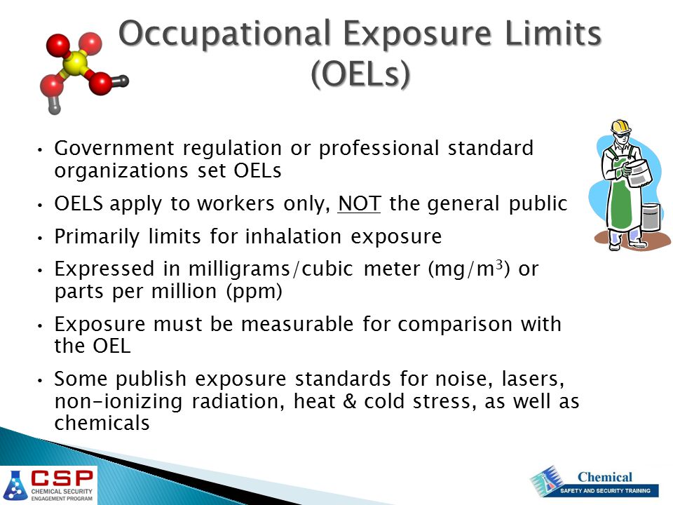Chemical Toxicity And Exposure Standards Ppt Video Online Download