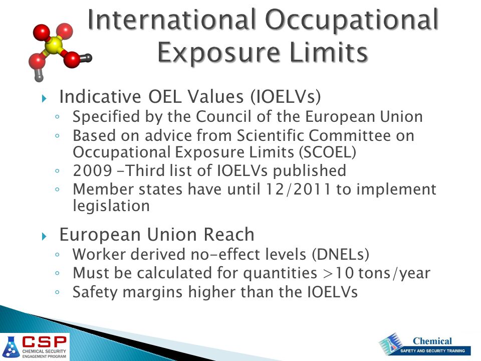 Chemical Toxicity And Exposure Standards Ppt Video Online Download