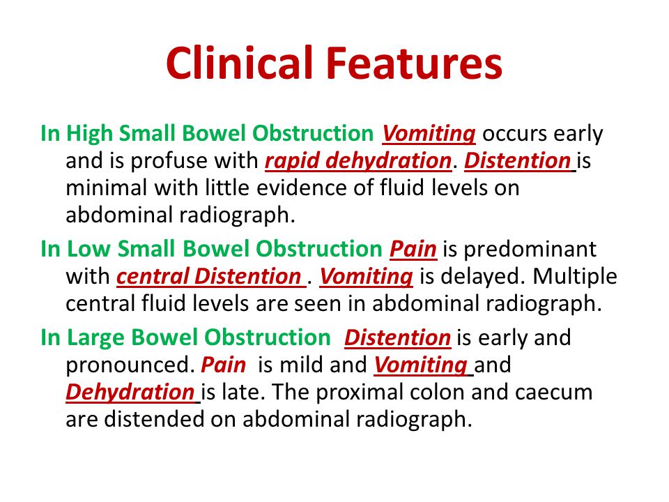 Intestinal Obstruction - ppt video online download