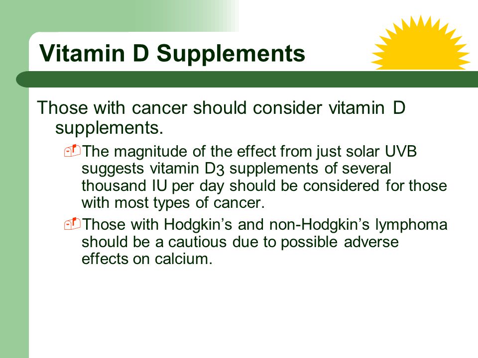 Health Benefits Of Vitamin D Prostate Cancer Etc Ppt