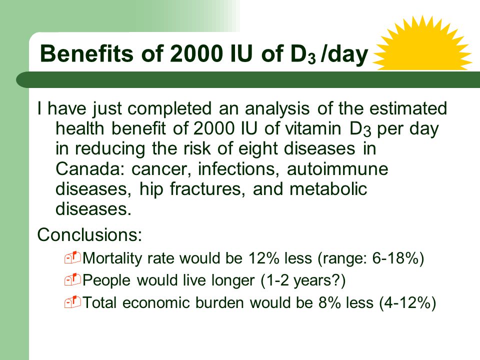 Health Benefits Of Vitamin D Prostate Cancer Etc Ppt