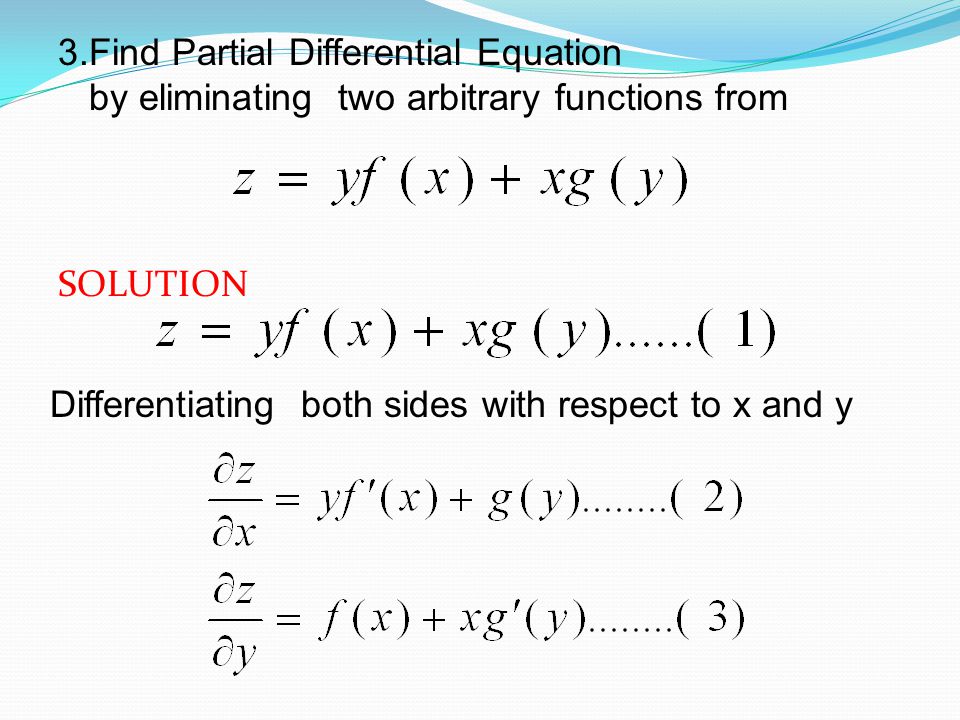 Partial Differential Equations Ppt Video Online Download Partial Differential Equations Ppt Video Online Download