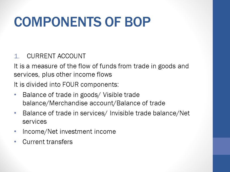 THE BALANCE OF PAYMENTS - ppt video online download