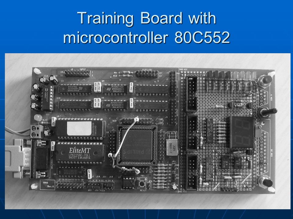 Training Board with microcontroller 80C552
