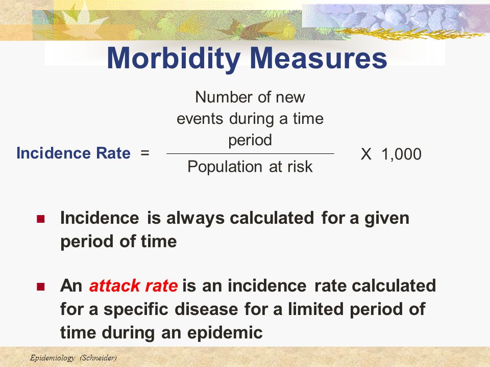 Measuring Epidemiologic Outcomes - ppt video online download