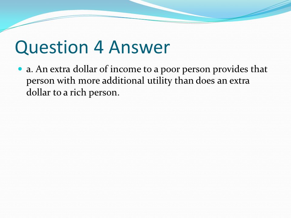 Question 4 Answer