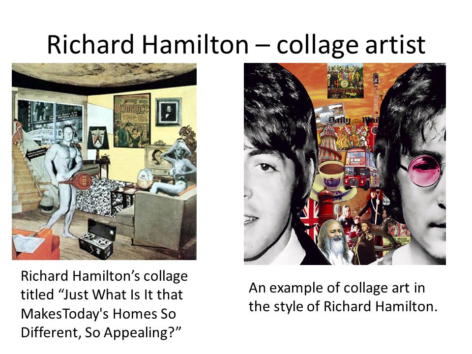 Richard Hamilton – collage artist