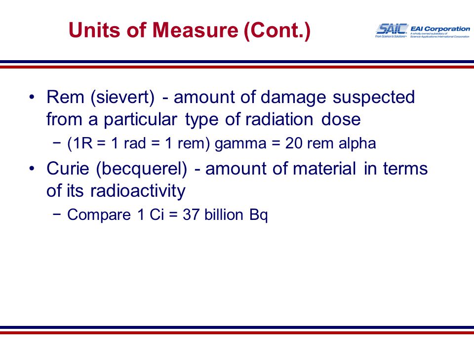 Rem Radiation Dose Chart