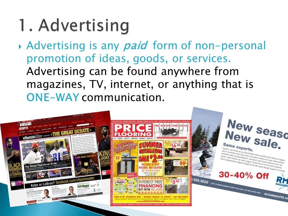1. Advertising