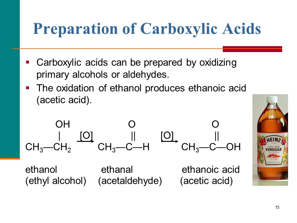 preparation of ethanoic acid from ethanol