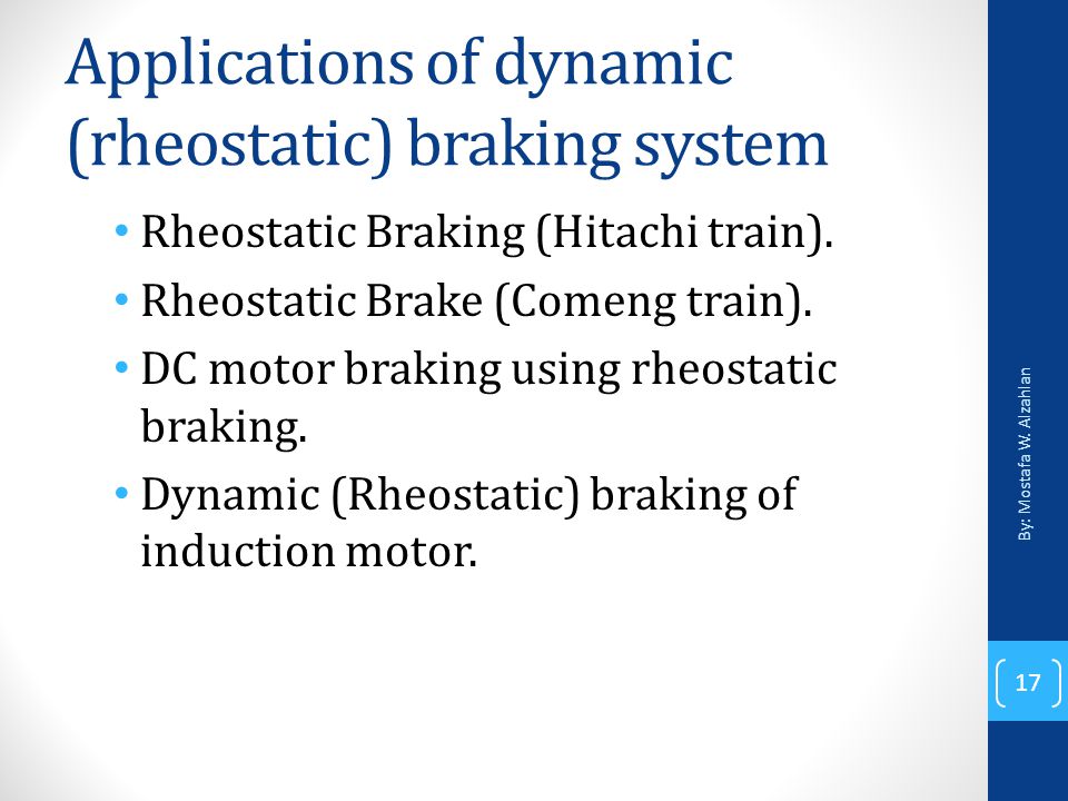 dc braking system