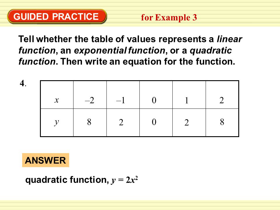 GUIDED PRACTICE EXAMPLE 3. for Example 3.