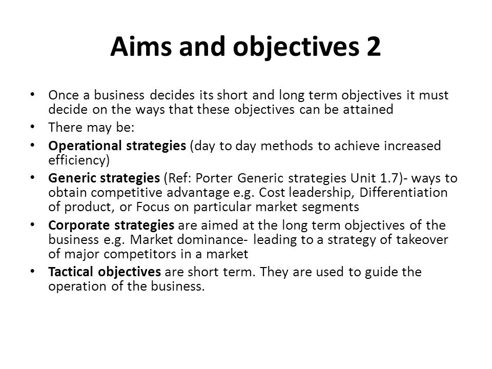 aims and objectives of apple inc