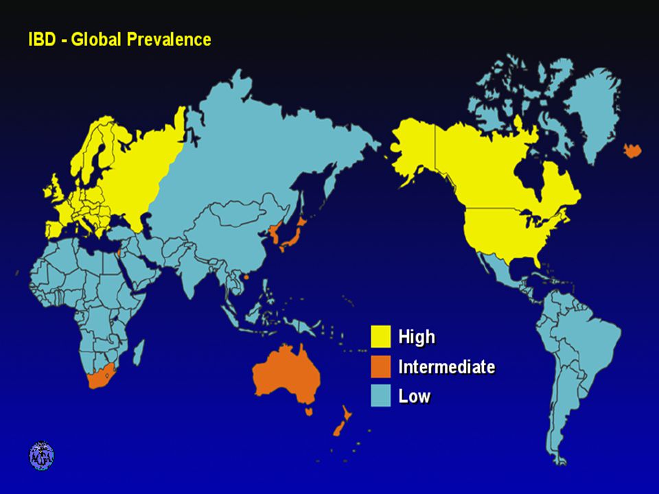 GEOGRAPHICAL PREVALENCE OF IBD