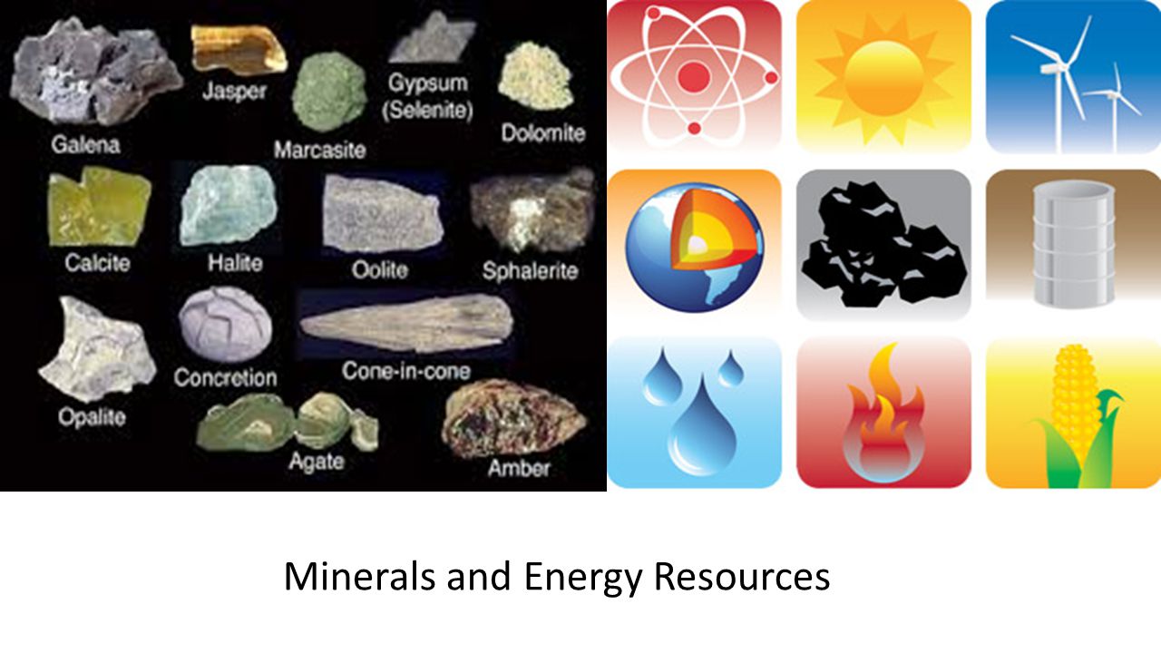 minerals and energy resources