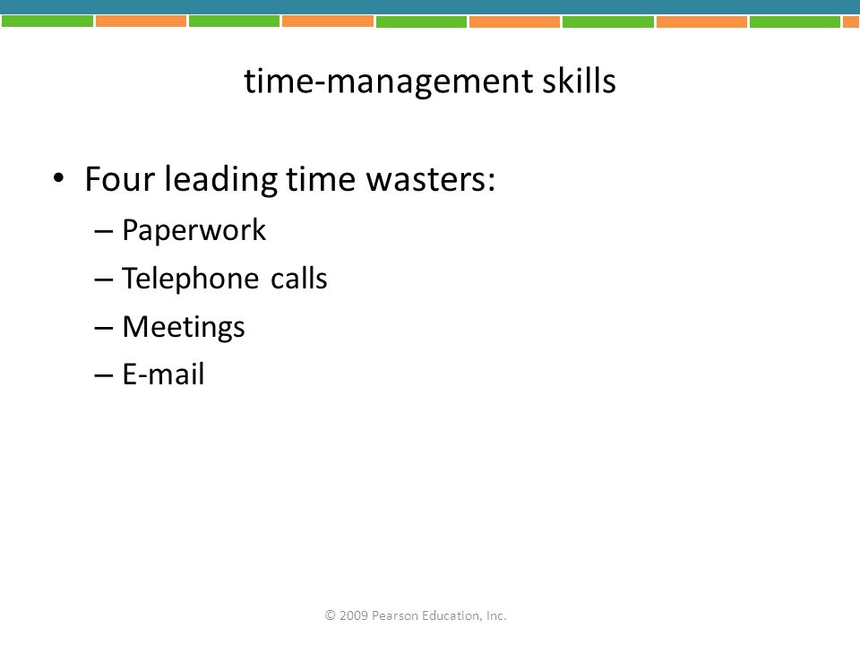 time-management skills