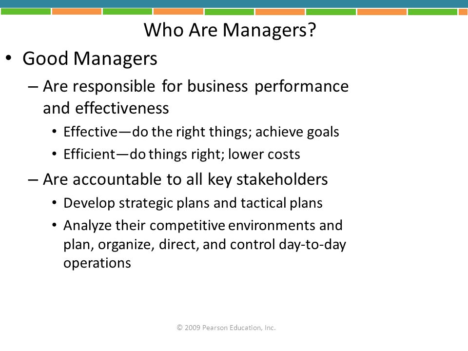 Who Are Managers Good Managers