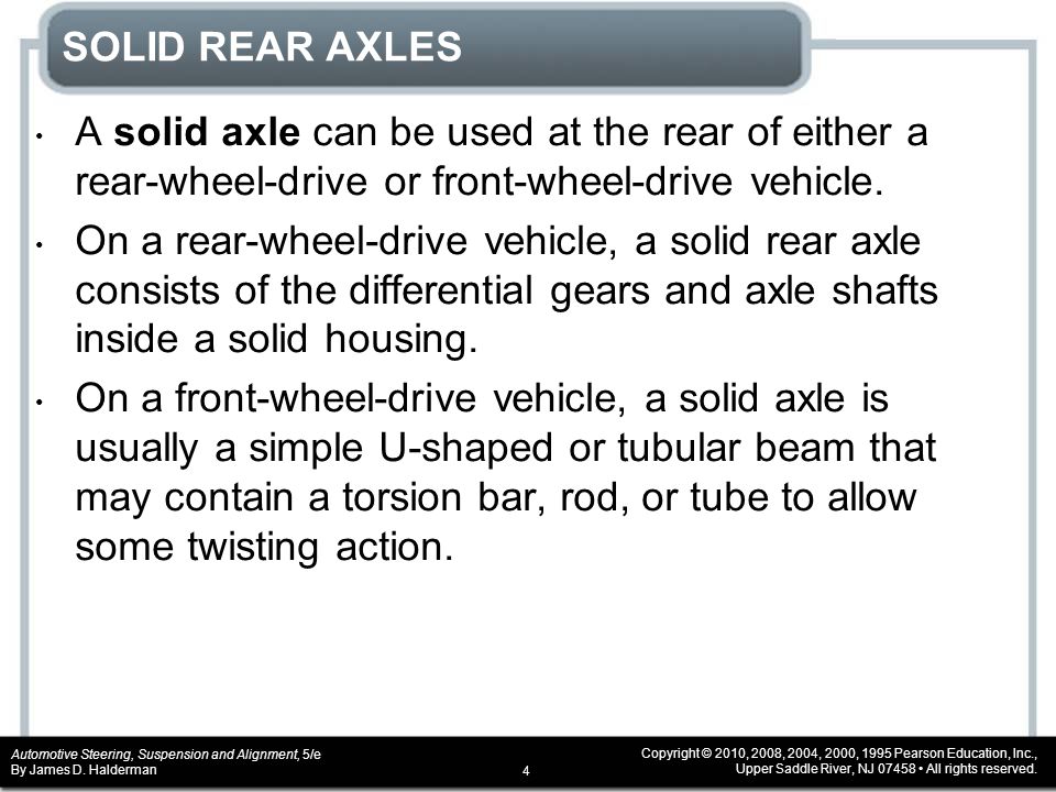Chapter 8 Rear Suspension And Service Ppt Video Online Download