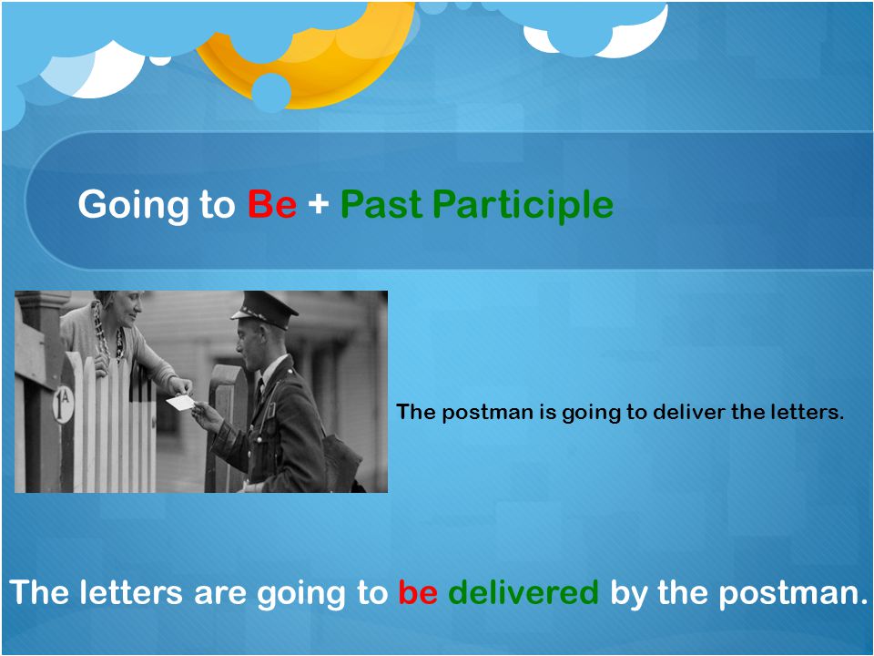 Going to Be + Past Participle