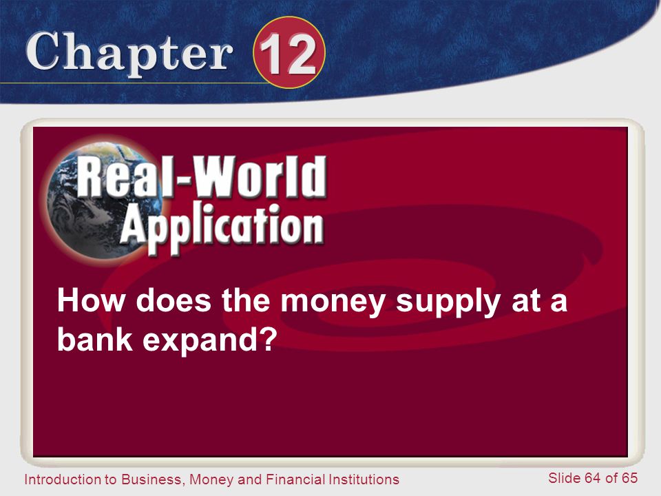 How does the money supply at a bank expand