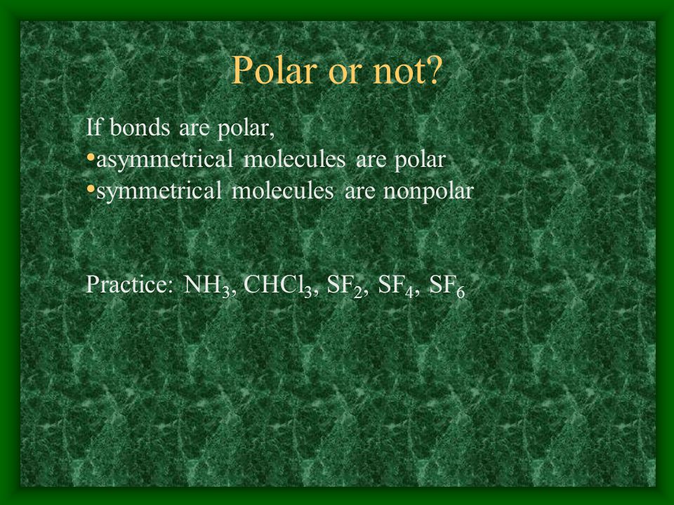 sf2 polar or nonpolar