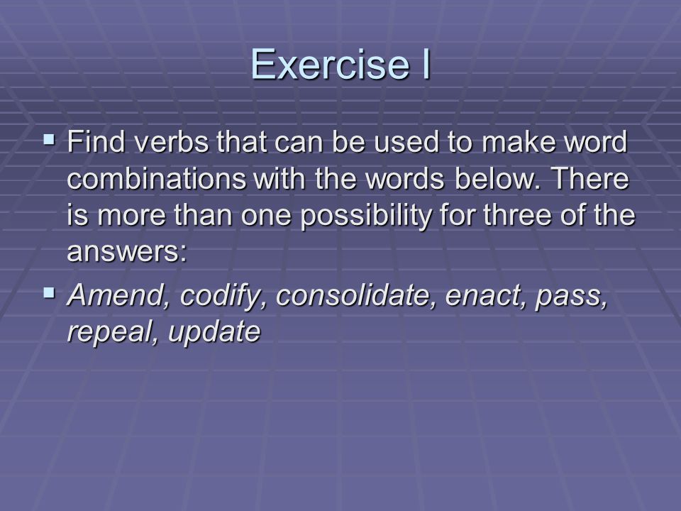 English for Lawyers I Revision. ppt video online download