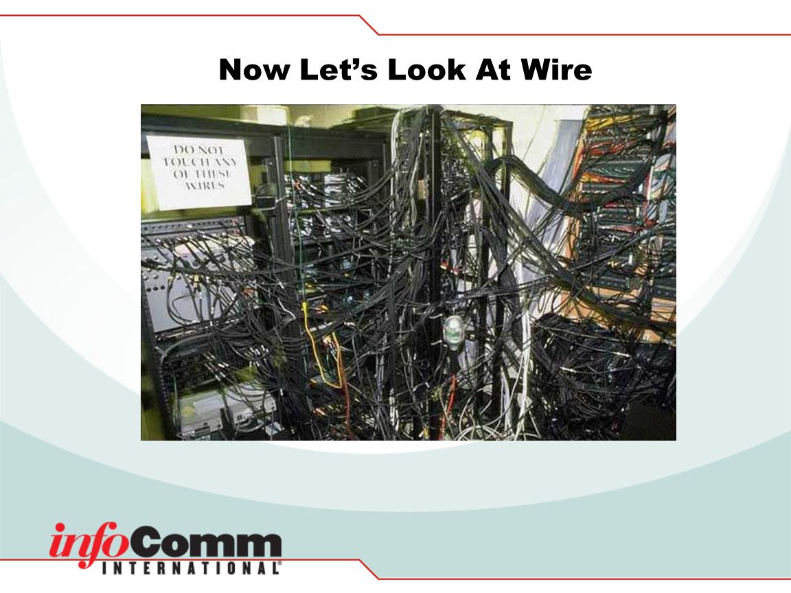 Now Let’s Look At Wire
