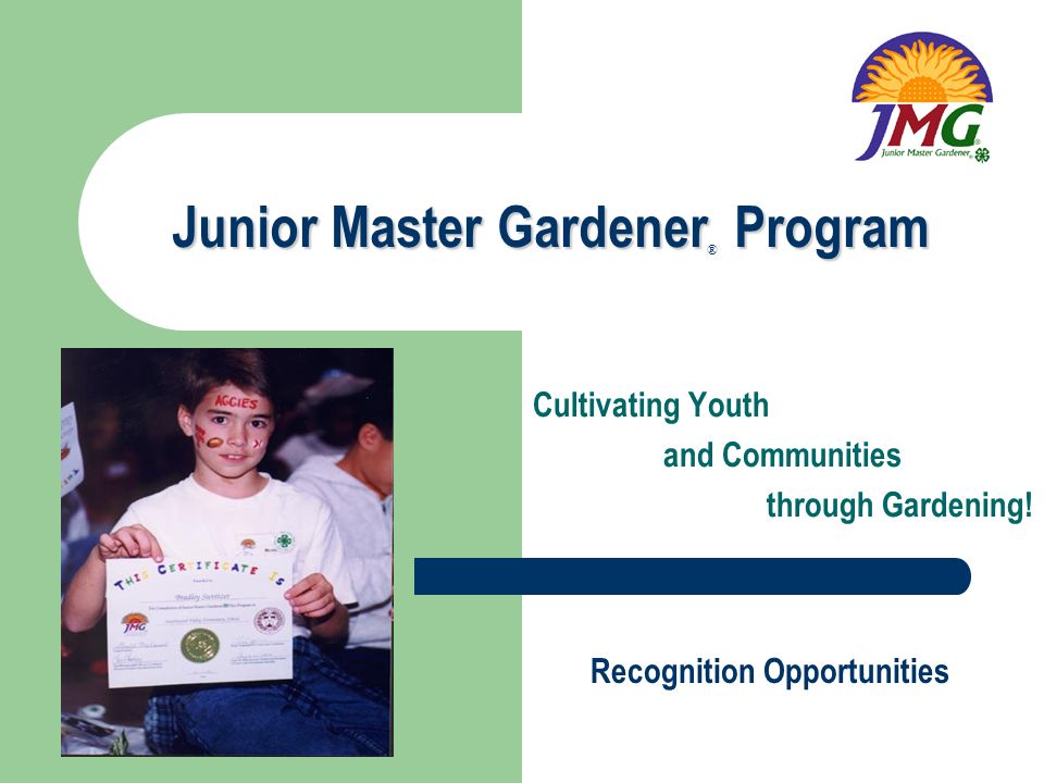 Junior Master Gardener Program Ppt Video Online Download