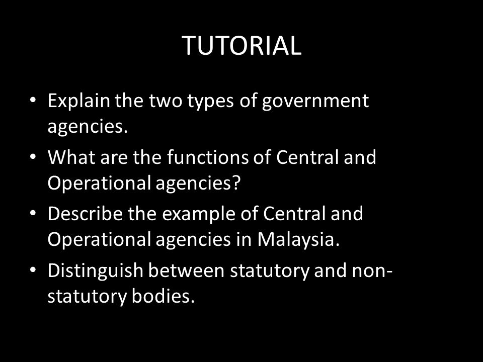 Topic 3 Main Components Of The Malaysian Government System