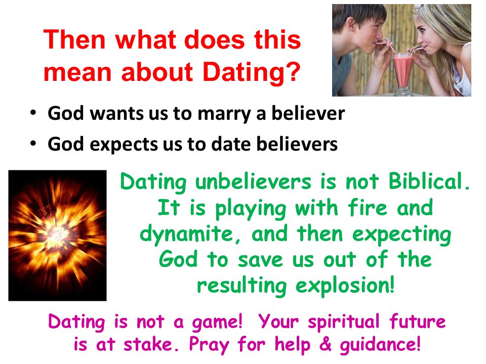 a believer dating an unbeliever