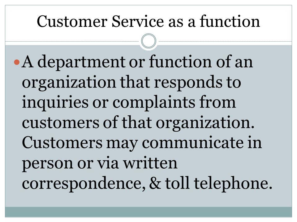 Marketing 2 01b Explain The Role Of Customer Service As A Component Of Selling Relationships Ppt Video Online Download