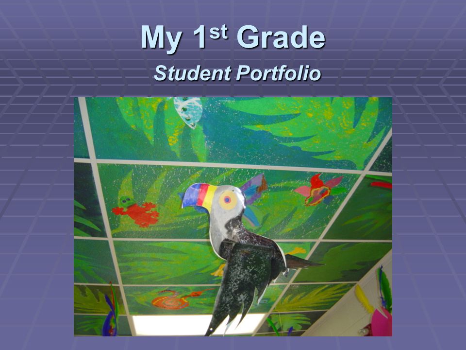 My 1st Grade Student Portfolio