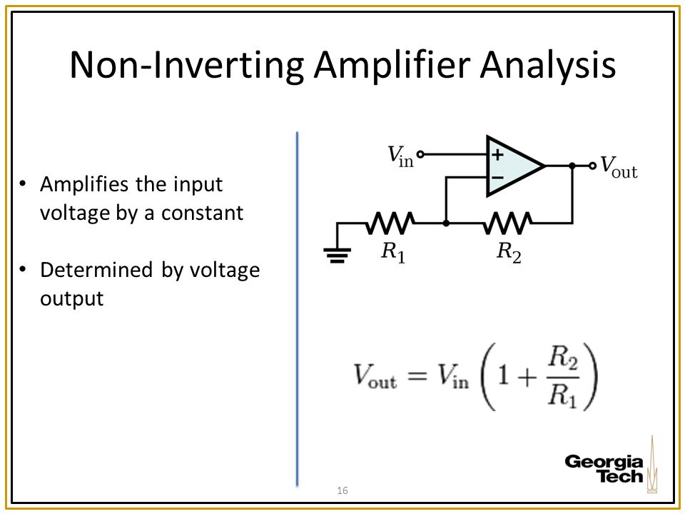Non-Inverting Amplifier Analysis