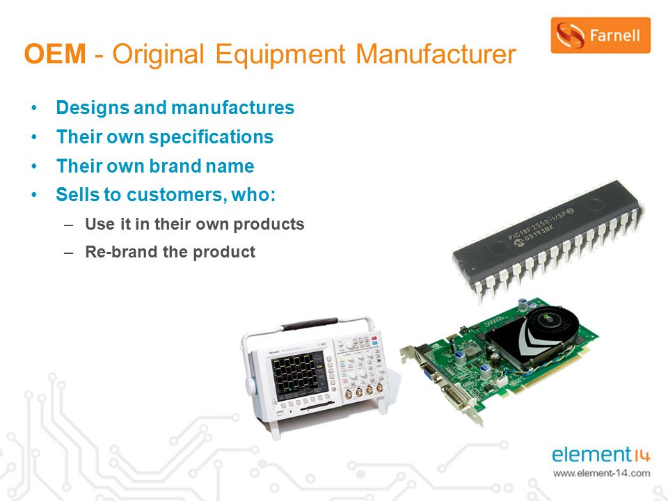 OEM - Original Equipment Manufacturer