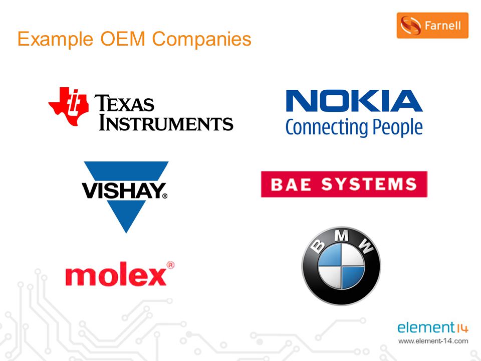 Example OEM Companies