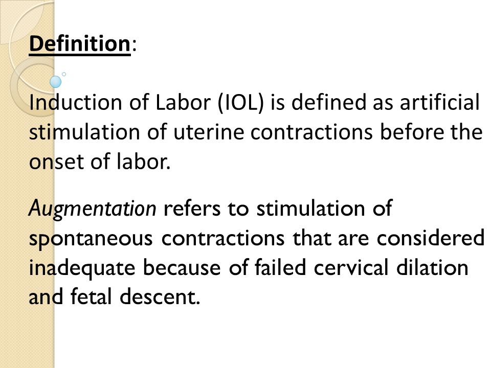 Induction And Augmentation Of Labour Ppt Video Online Download