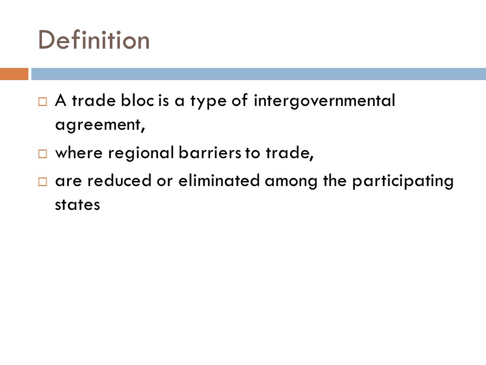 Trade Blocs Ppt Video Online Download