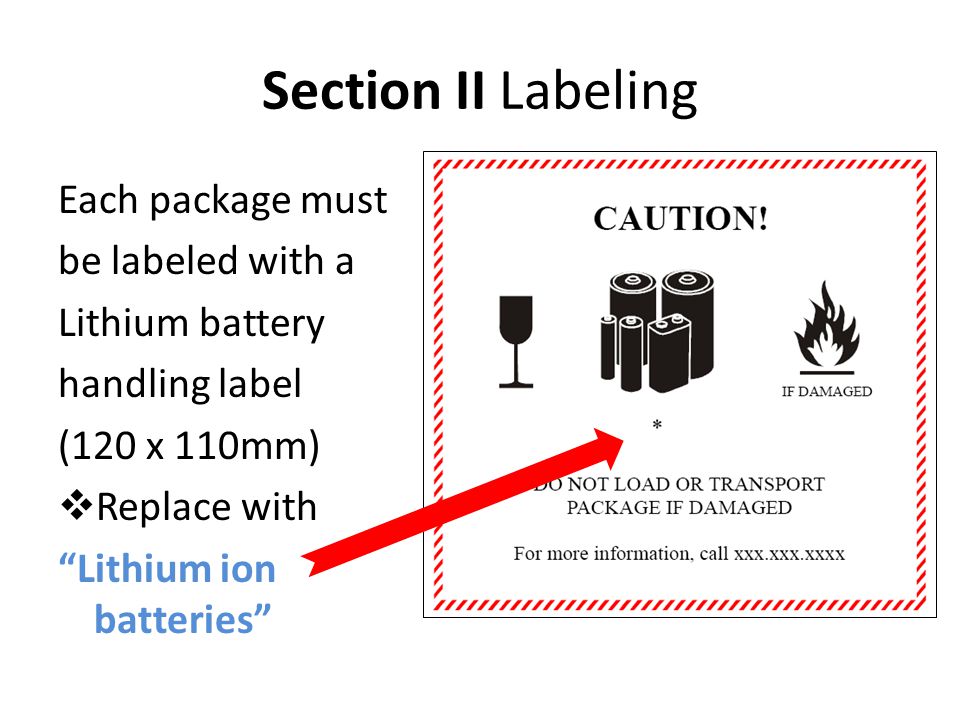 Shipping Lithium Batteries Course Outline - ppt video online download