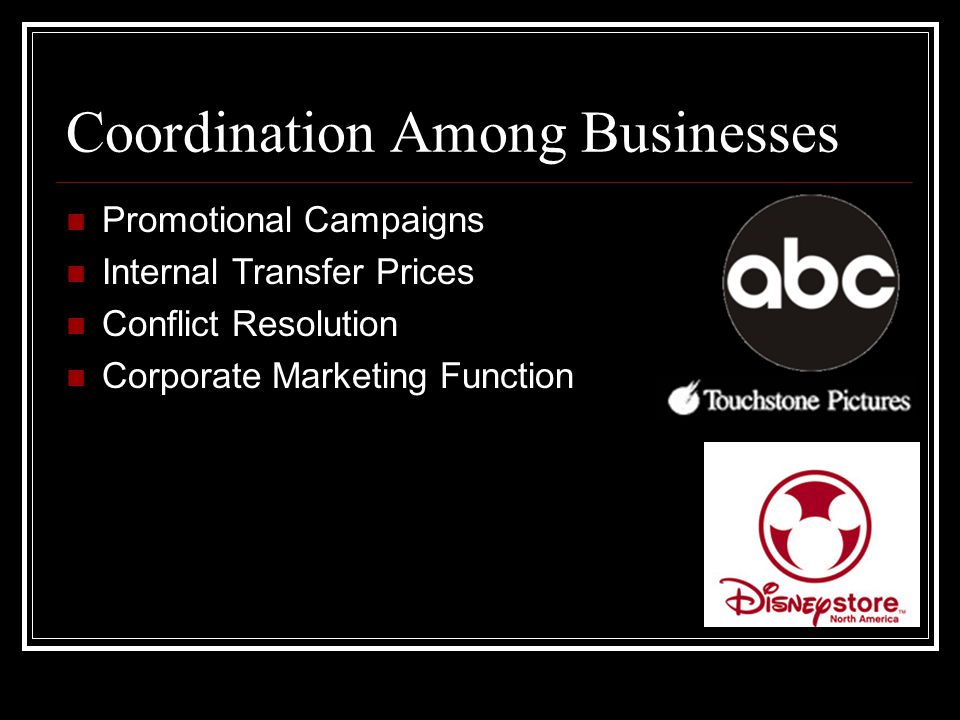 Coordination Among Businesses