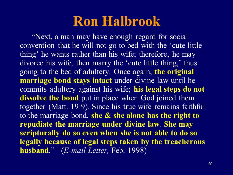 Ron Halbrook