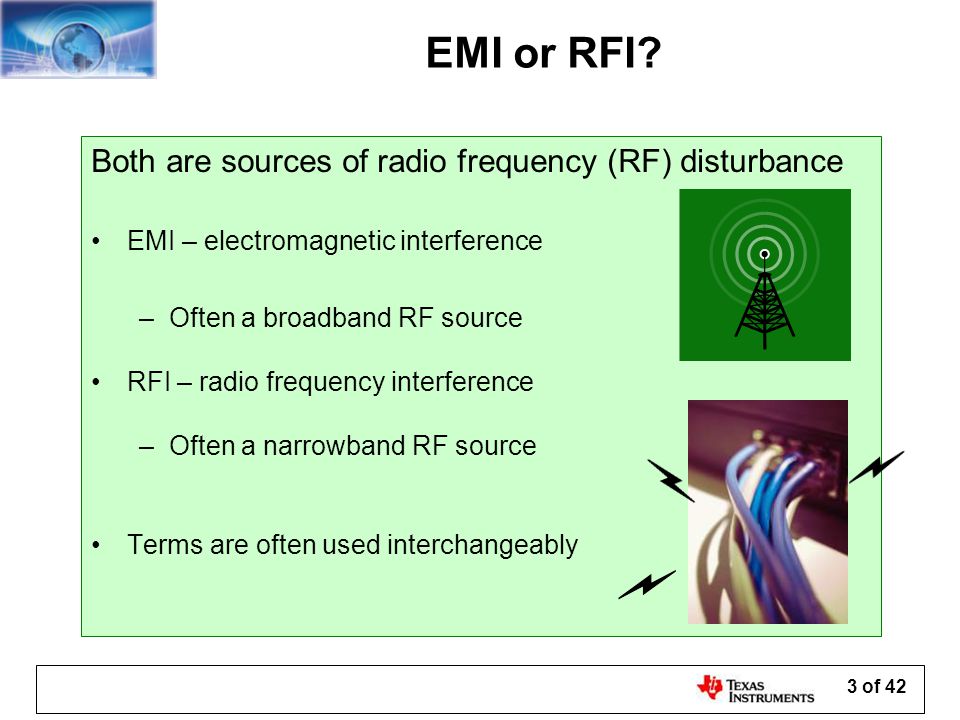 Tackling EMI and RFI at the Board and System Level - ppt download