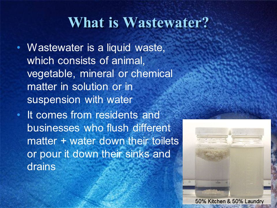 What is Wastewater