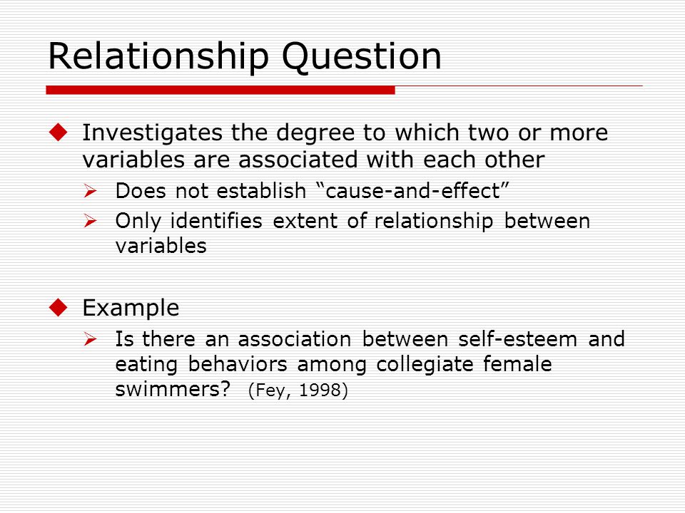 Relationship Question