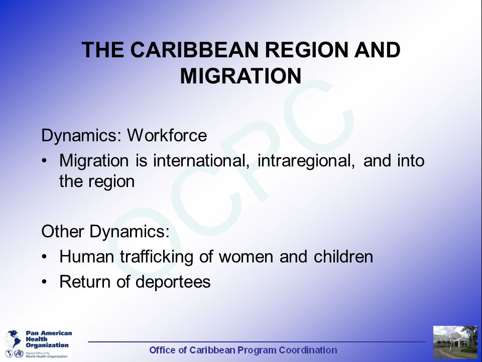 human trafficking in the caribbean region