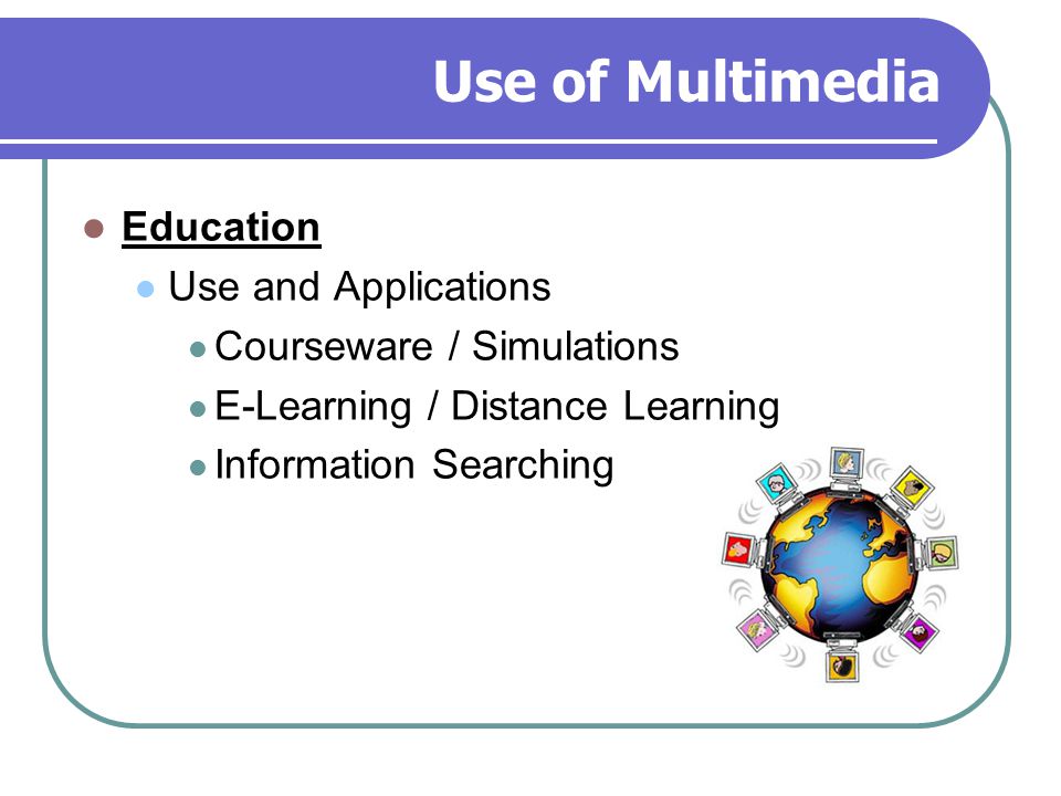 concept of multimedia and its educational uses