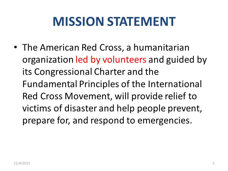 AMERICAN RED CROSS (ARC) DISASTER SERVICES - ppt video online download