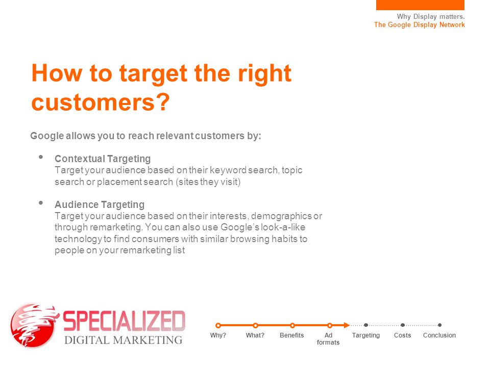 How to target the right customers