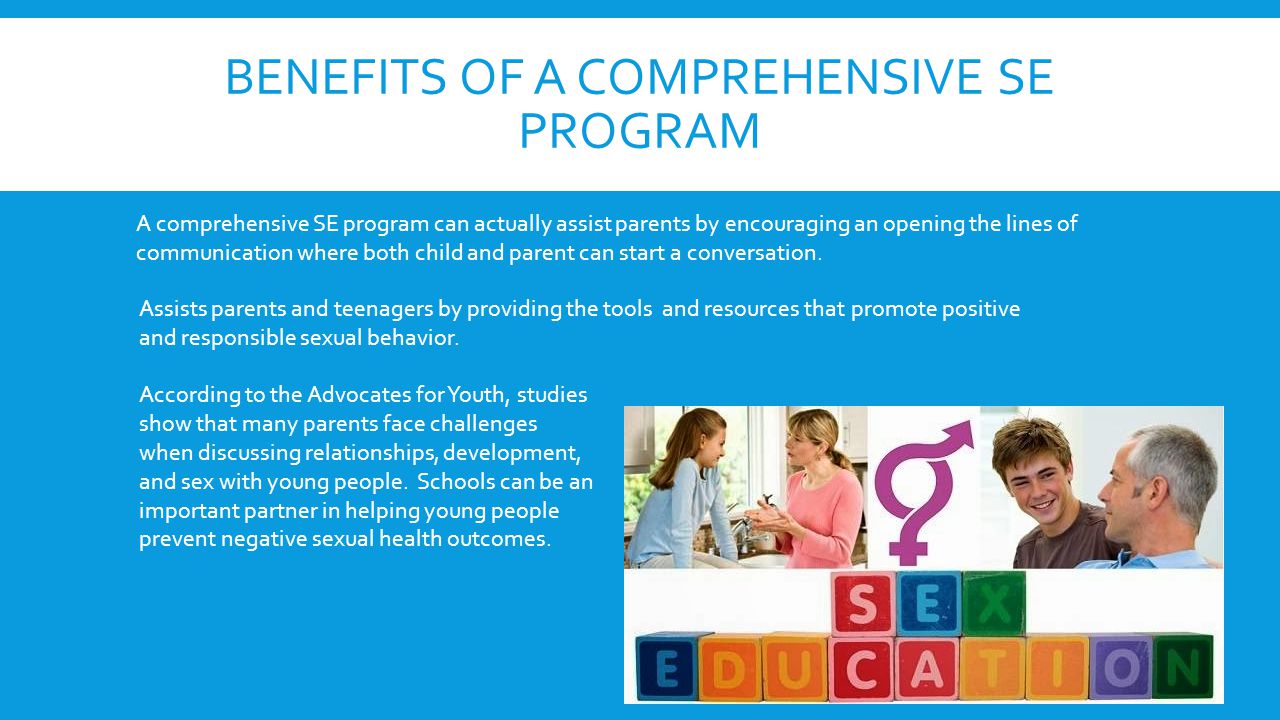 Benefits of a comprehensive se program